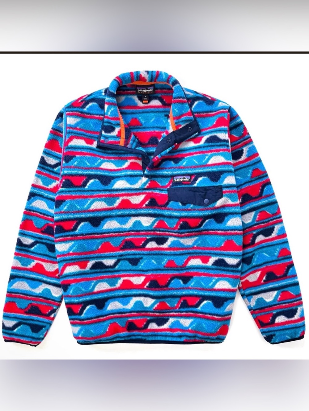 Patagonia 2016 Synchilla Snap-T Pullover, Delta: Navy Blue Size Medium